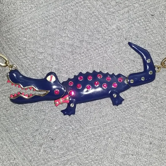 Betsey Johnson ALLIGATOR NECKLACE - Picture 14 of 14
